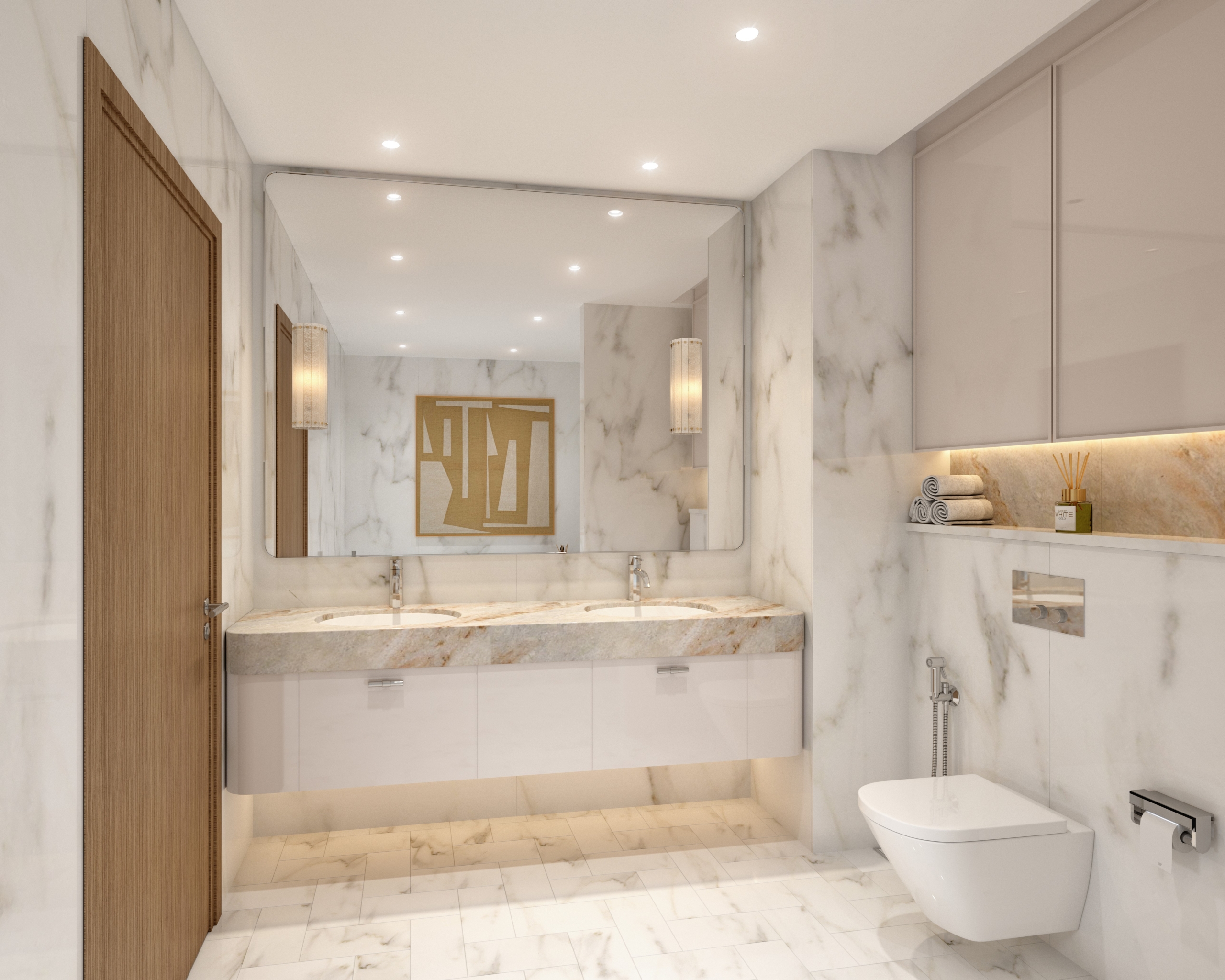 AZIZI VENICE BATHROOM VIEW