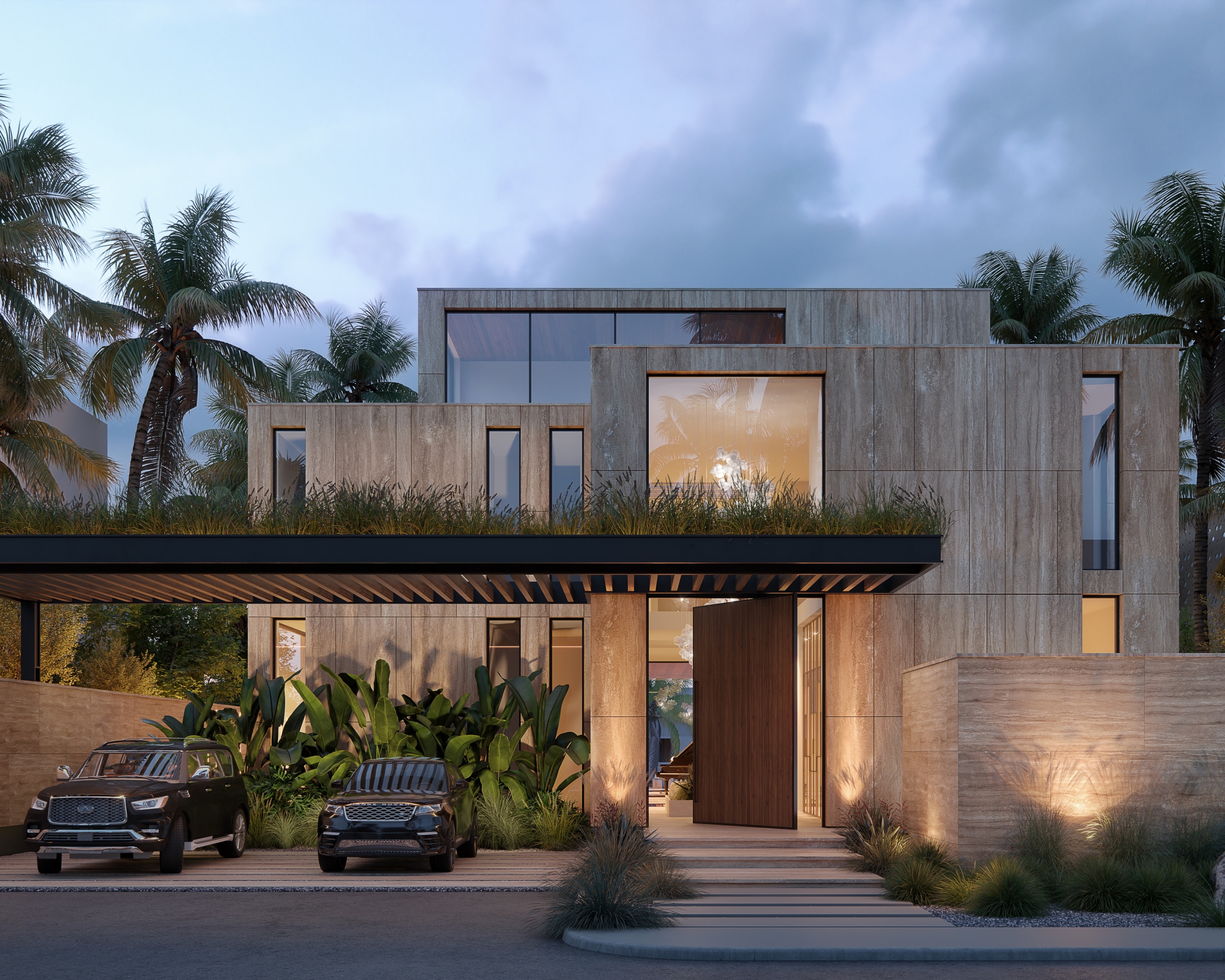 Dubai South Villa_Exterior_Night_Cam01_080223_Edit